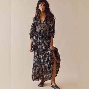NWT Free People Golden Hour Maxi Dress